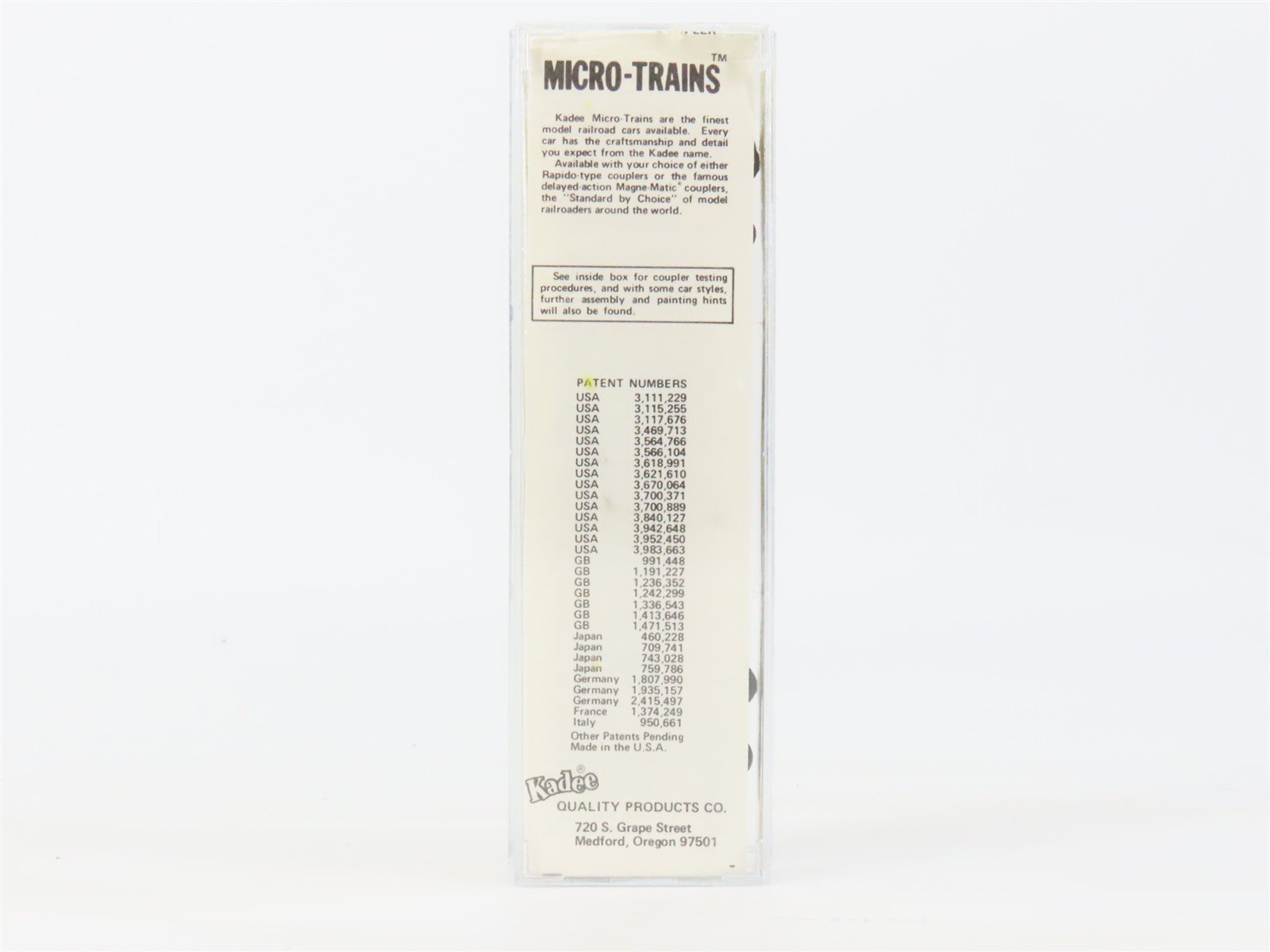 N Scale Kadee Micro-Trains MTL 25012 RBOX Railbox 50' Single Door Box Car #17723