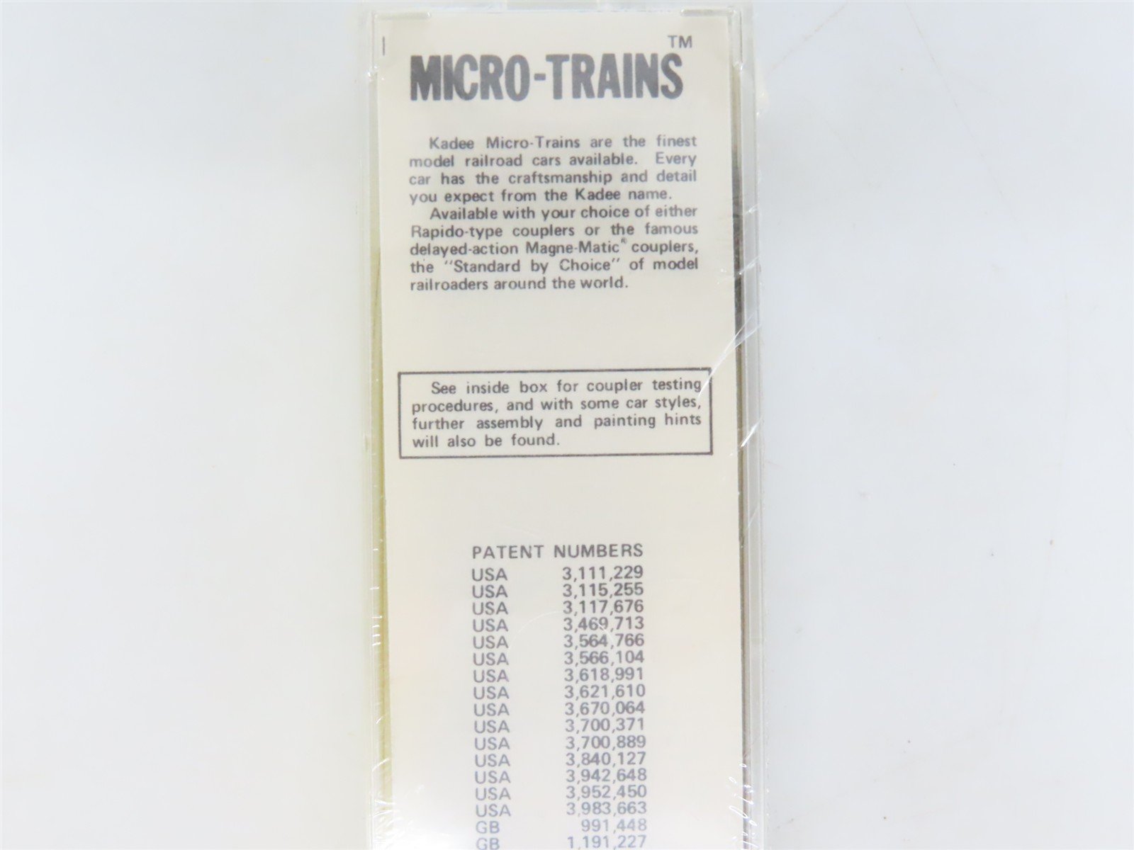 N Scale Kadee Micro-Trains MTL 25012 RBOX Railbox 50' Single Door Box Car #17771