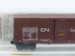 N Scale Micro-Trains MTL 24280 CN Canadian National Manitoba 40' Box Car #446214