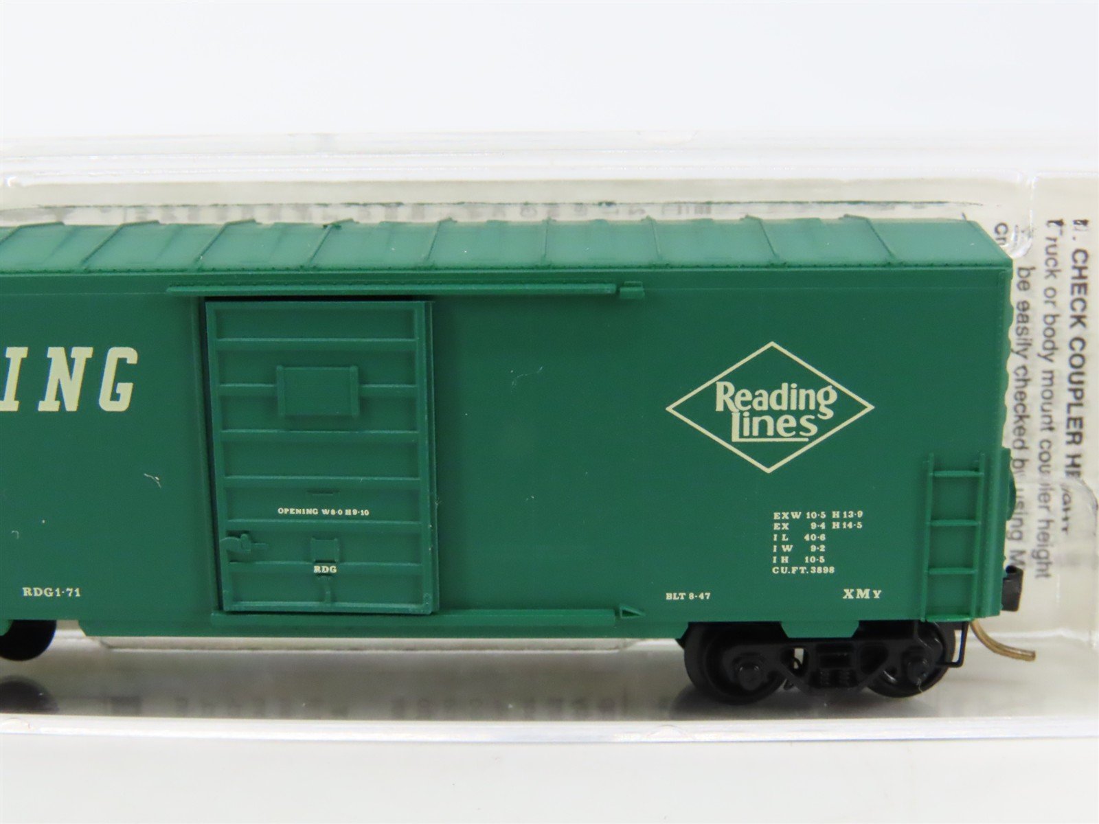 N Scale Micro-Trains MTL 24230 RDG Reading Lines 40' Single Door Box Car #106007