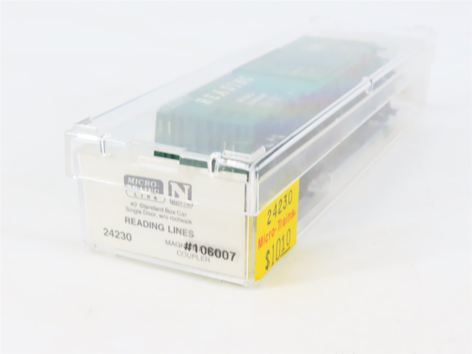 N Scale Micro-Trains MTL 24230 RDG Reading Lines 40' Single Door Box Car #106007