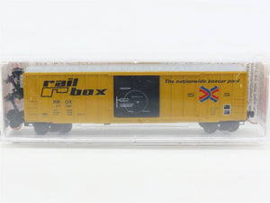 N Scale Micro-Trains MTL 25010 RBOX Railbox 50' Single Door Box Car #17787