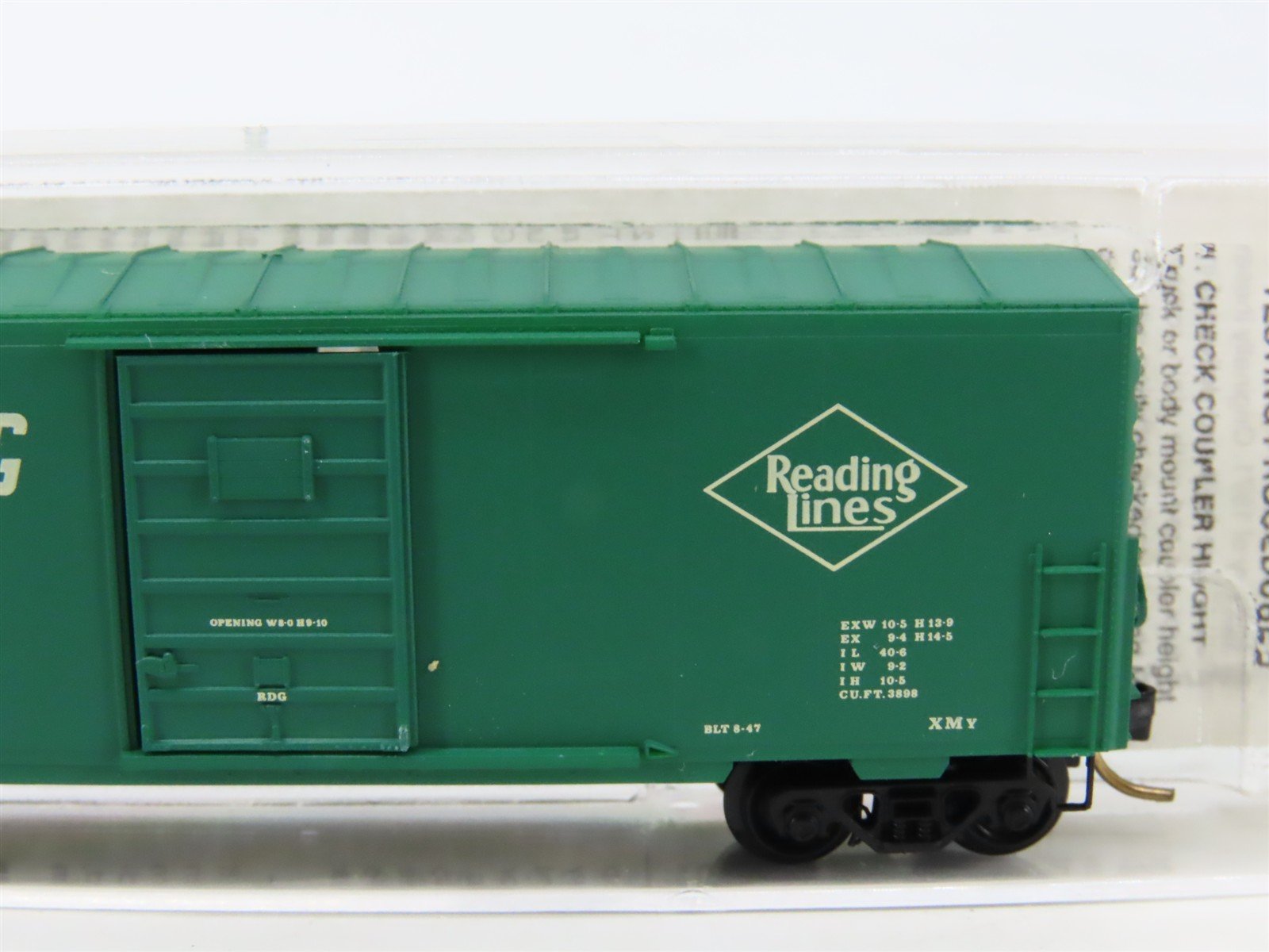 N Scale Micro-Trains MTL 24230 RDG Reading Lines 40' Single Door Box Car #106007