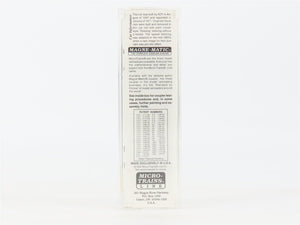 N Scale Micro-Trains MTL 24230 RDG Reading Lines 40' Single Door Box Car #106007
