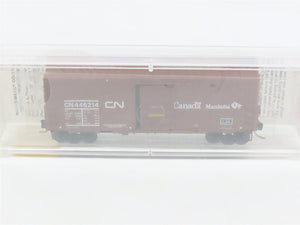 N Scale Micro-Trains MTL 24280 CN Canadian National Manitoba 40' Box Car #446214