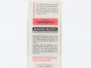 N Scale Micro-Trains MTL 24280 CN Canadian National Manitoba 40' Box Car #446214