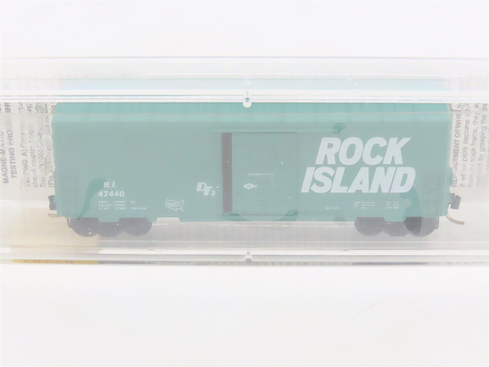 N Scale Micro-Trains MTL 24270 RI Rock Island 40' Single Door Box Car #47440
