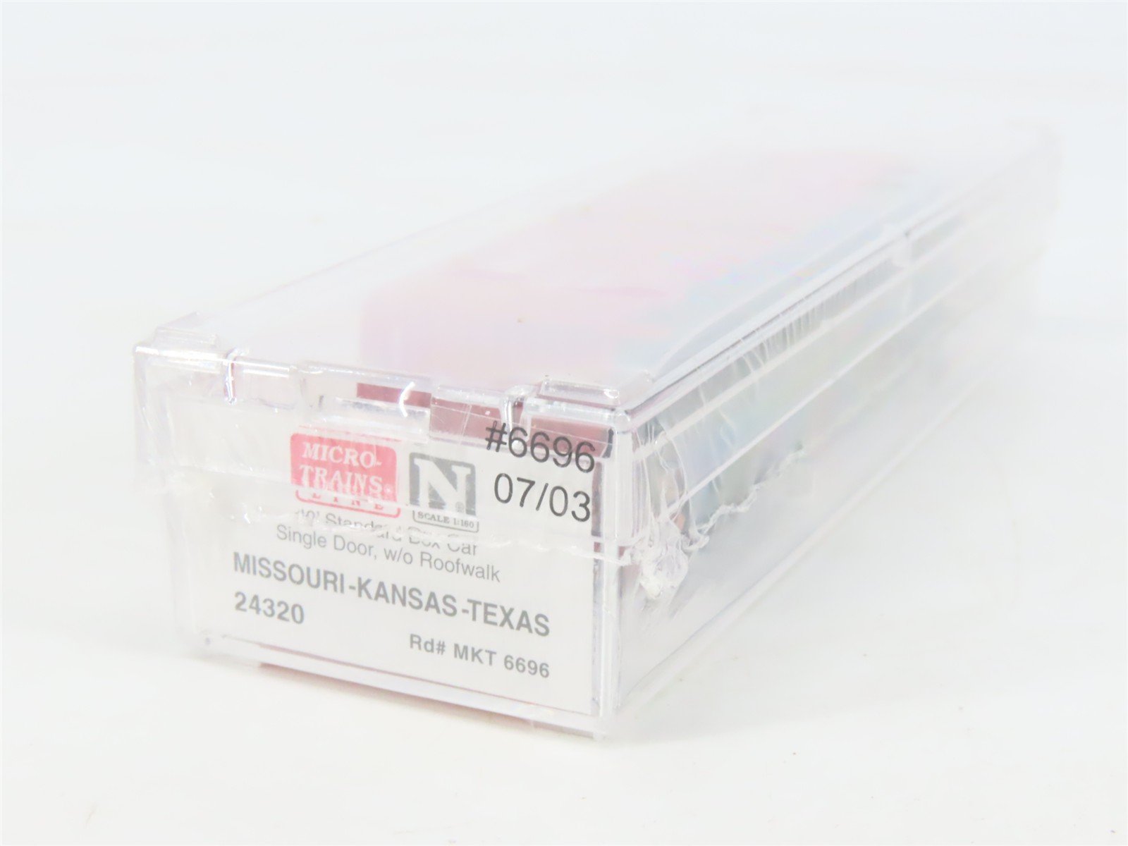 N Scale Micro-Trains MTL 24320 MKT Missouri Kansas Texas Katy 40' Box Car #6696