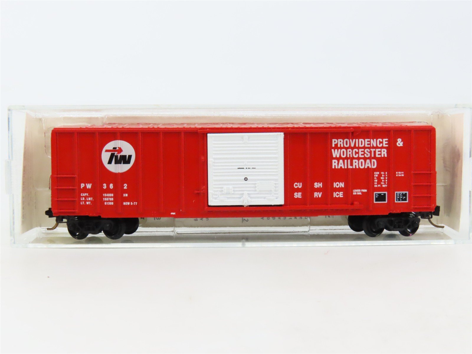 N Scale Kadee Micro-Trains MTL 25030 PW Providence & Worcester 50' Box Car #362