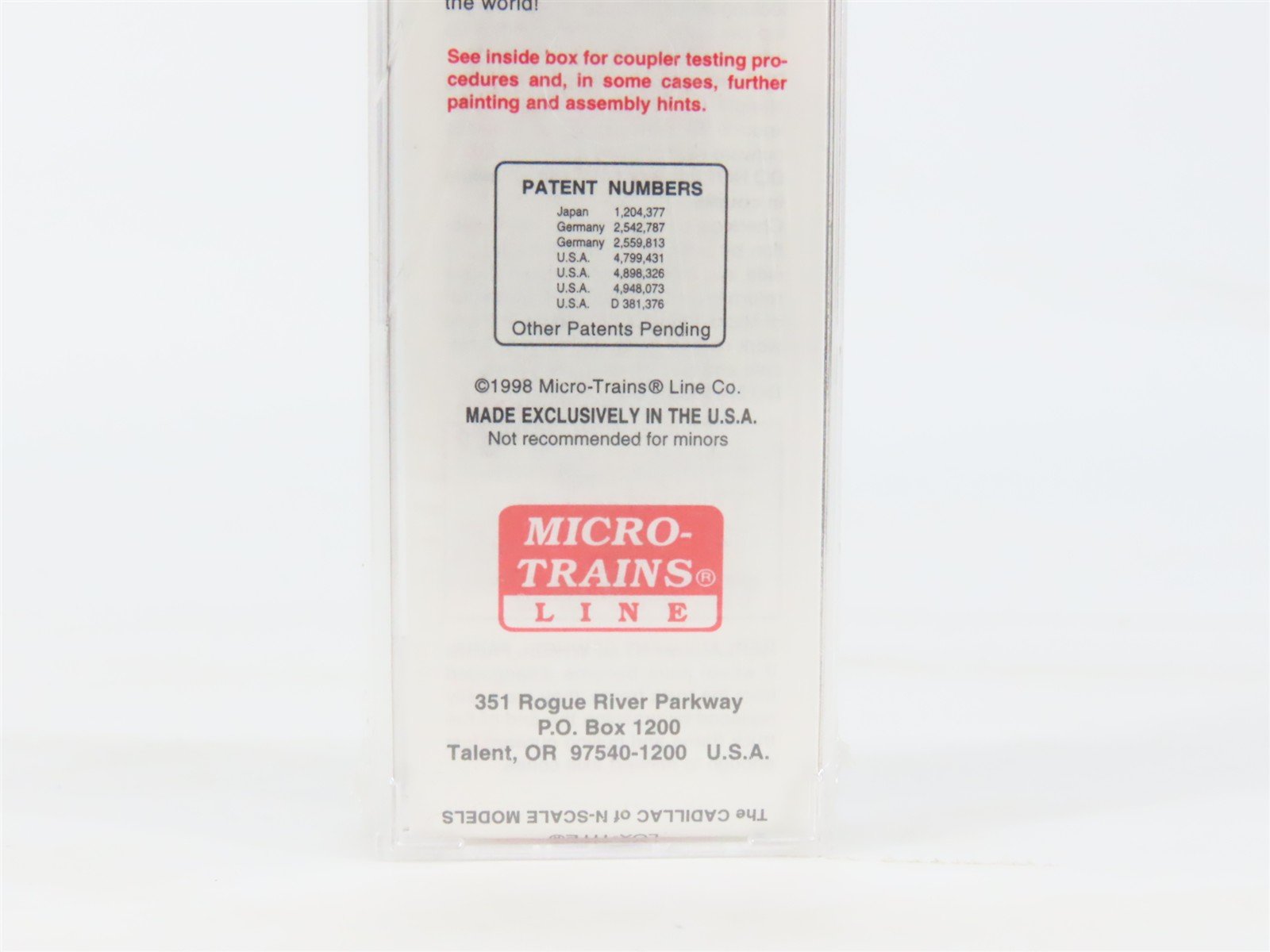 N Scale Micro-Trains MTL 24280 CN Canadian National Manitoba 40' Box Car #446214