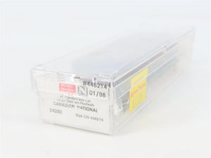 N Scale Micro-Trains MTL 24280 CN Canadian National Manitoba 40' Box Car #446214