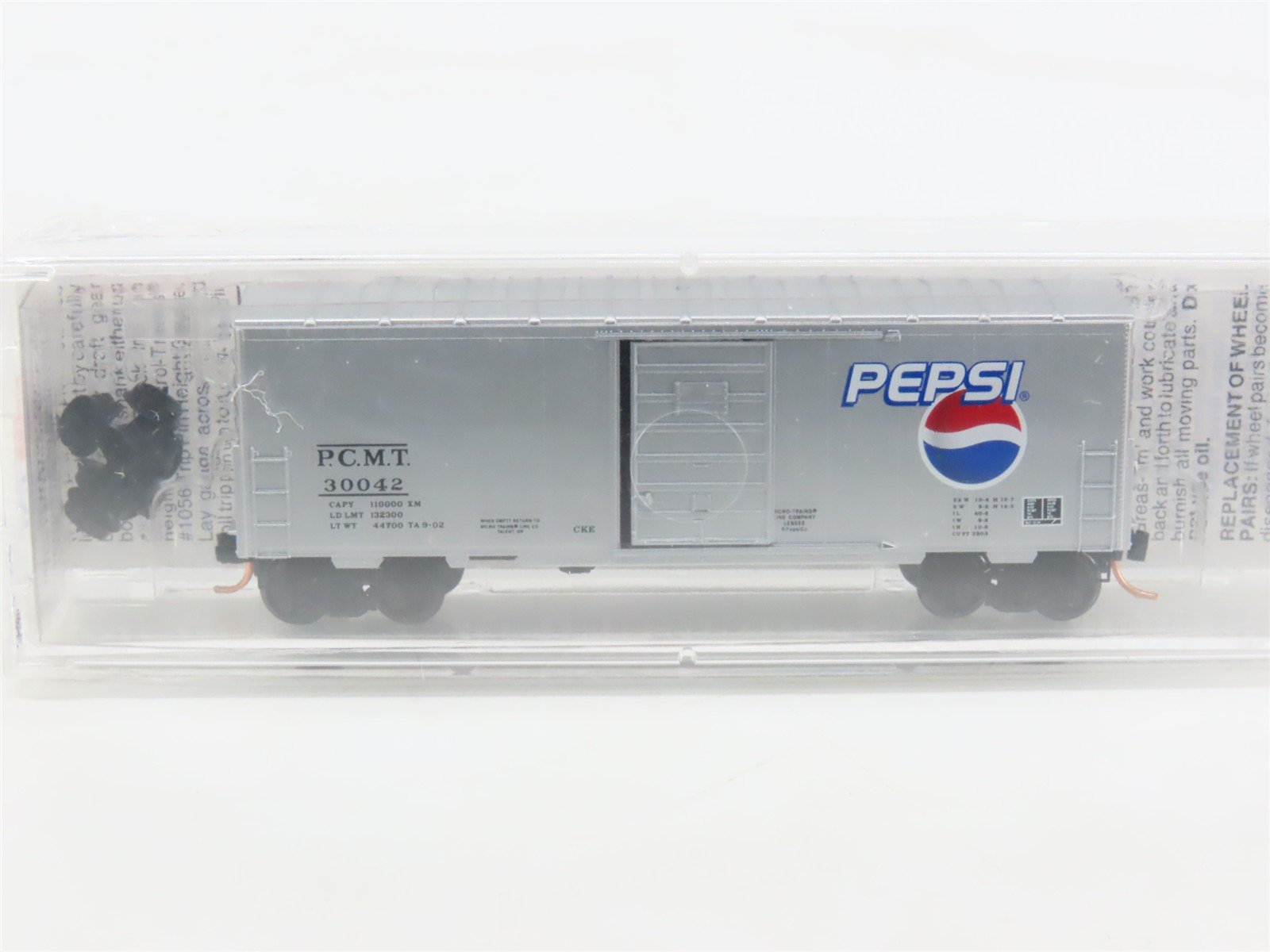 N Scale Micro-Trains MTL 24300 PCMT Pepsi Cola 40' Single Door Box Car #30042