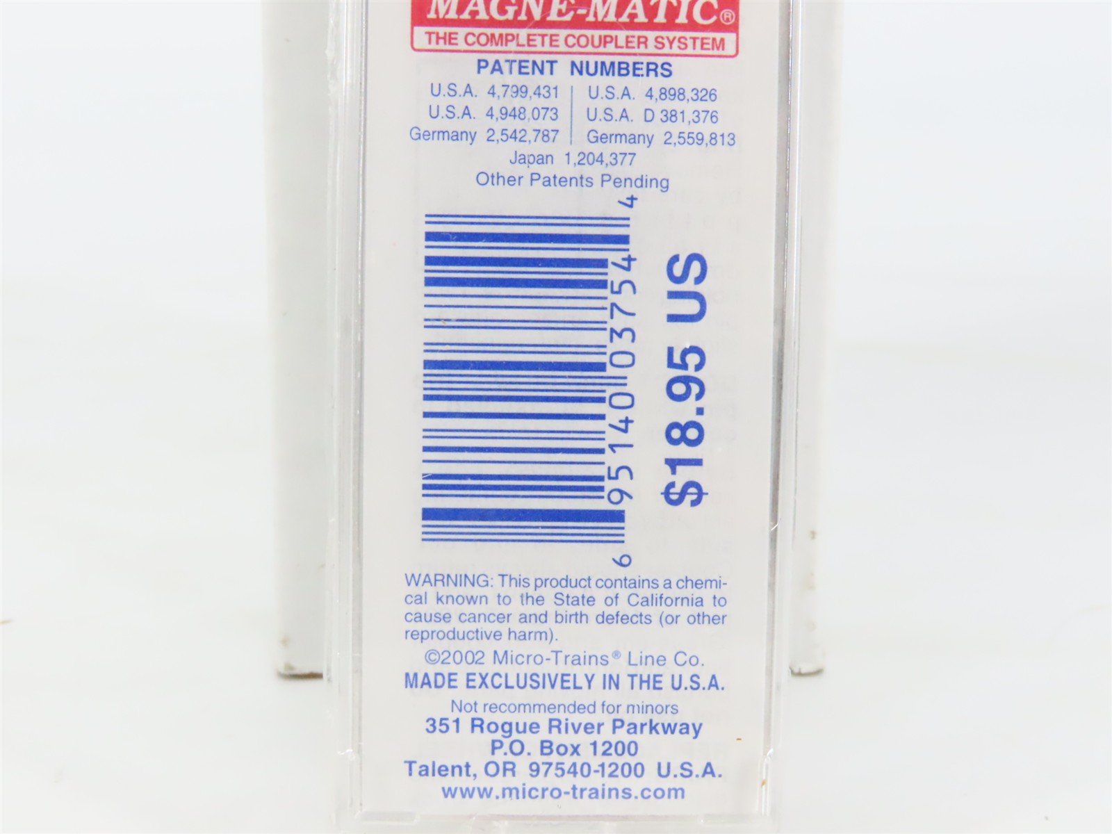 N Scale Micro-Trains MTL 24300 PCMT Pepsi Cola 40' Single Door Box Car #30042