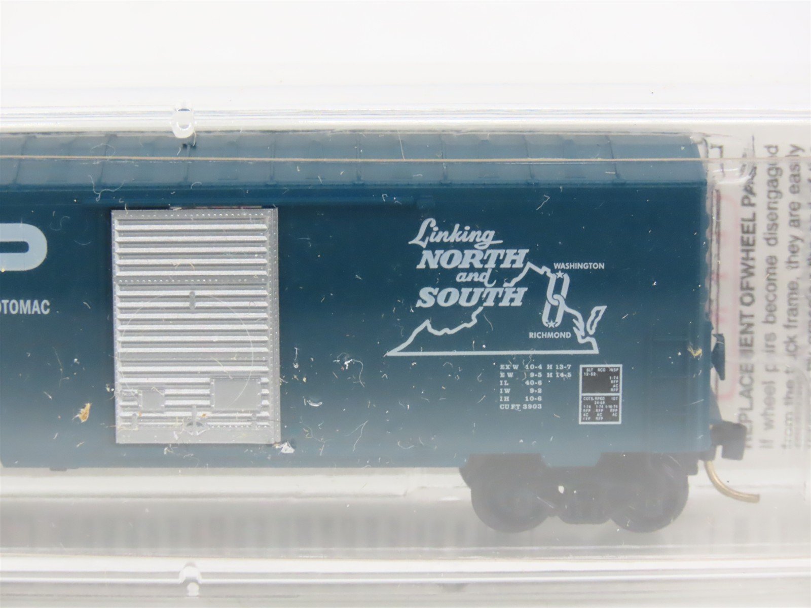 N Micro-Trains MTL 24290 RF&P Richmond Fredericksburg & Potomac 40' Boxcar #2892
