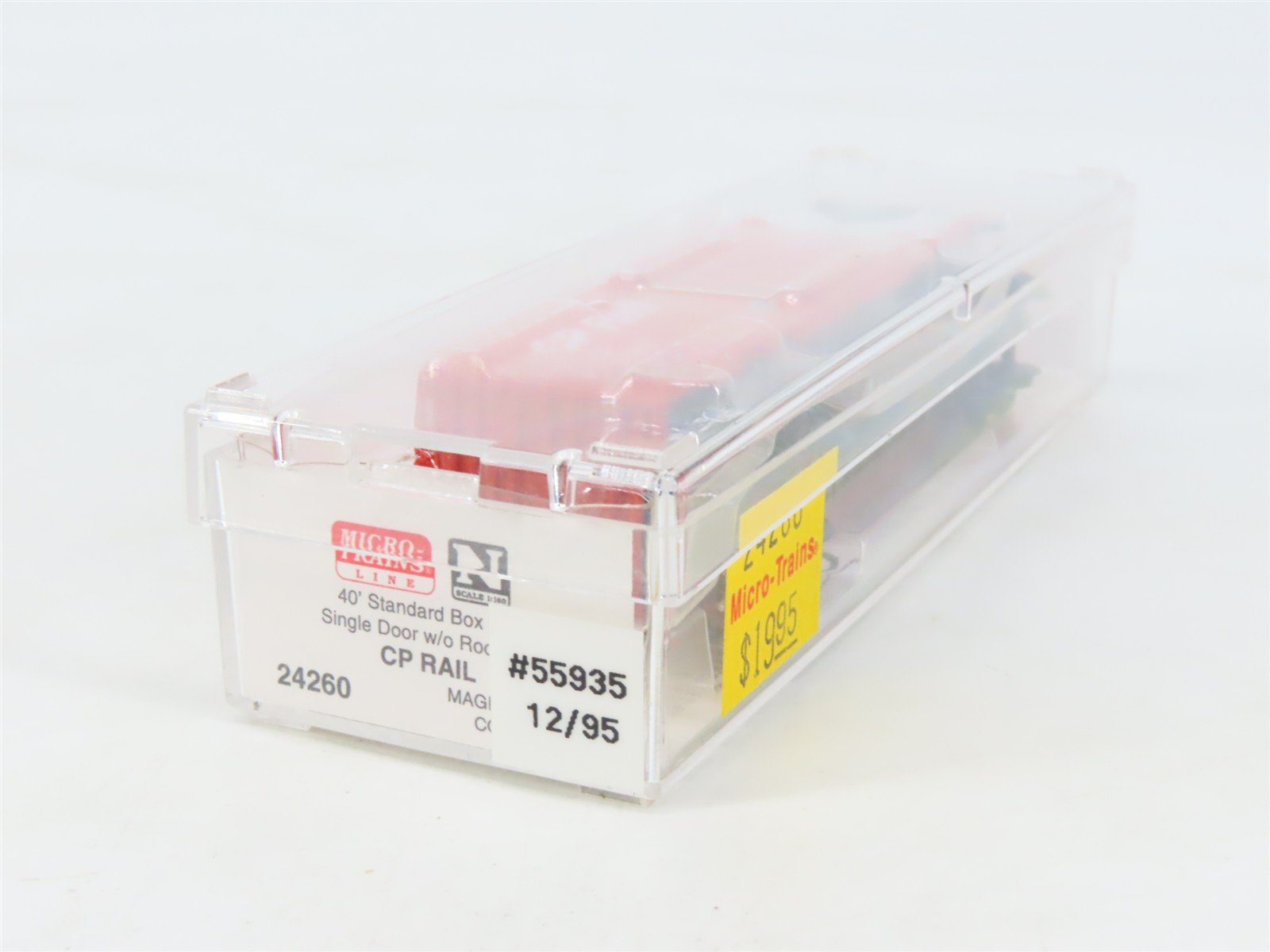 N Scale Micro-Trains MTL 24260 CP Rail 40' Single Door Box Car #55935