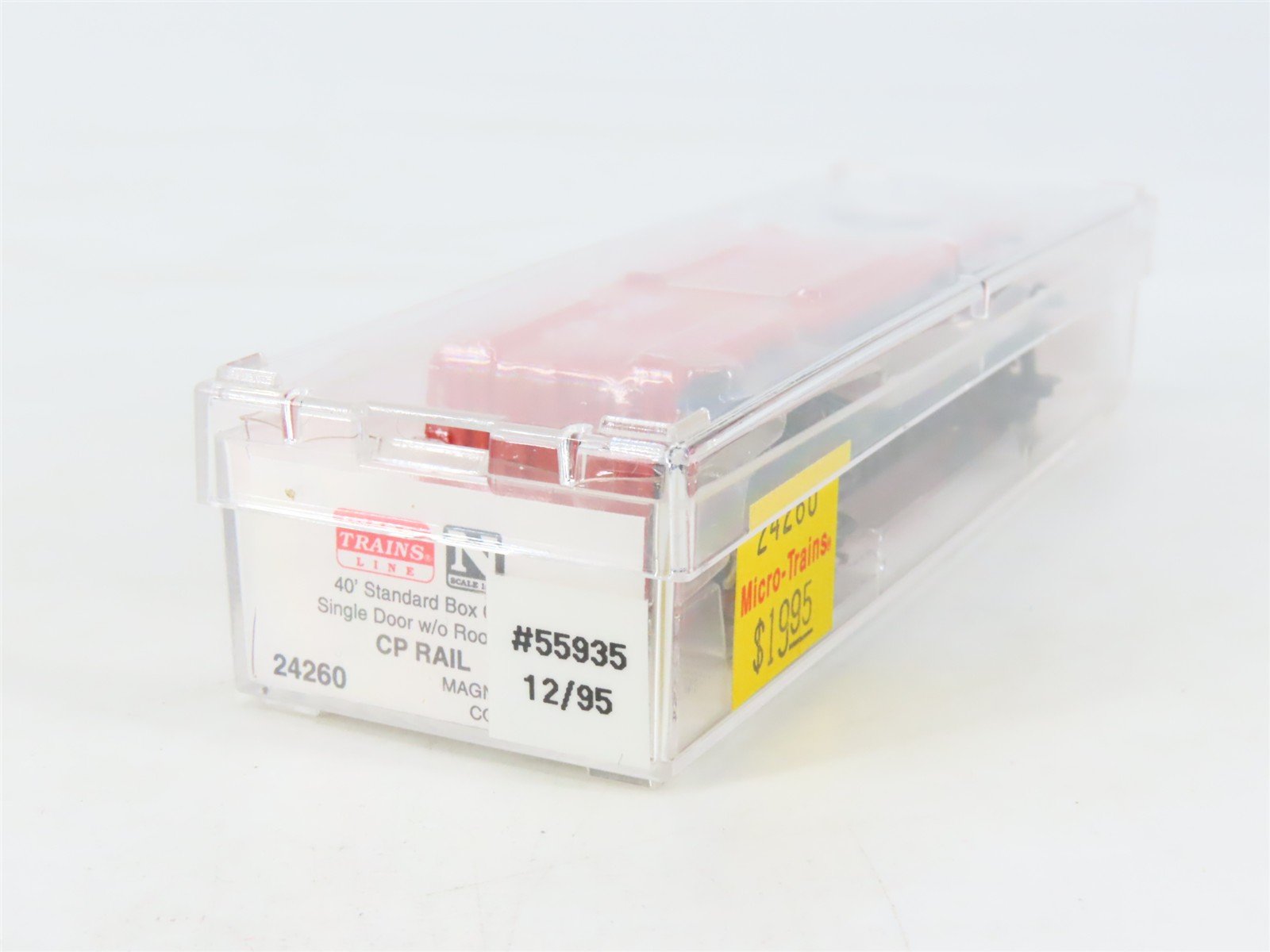 N Scale Micro-Trains MTL 24260 CP Rail 40' Single Door Box Car #55935