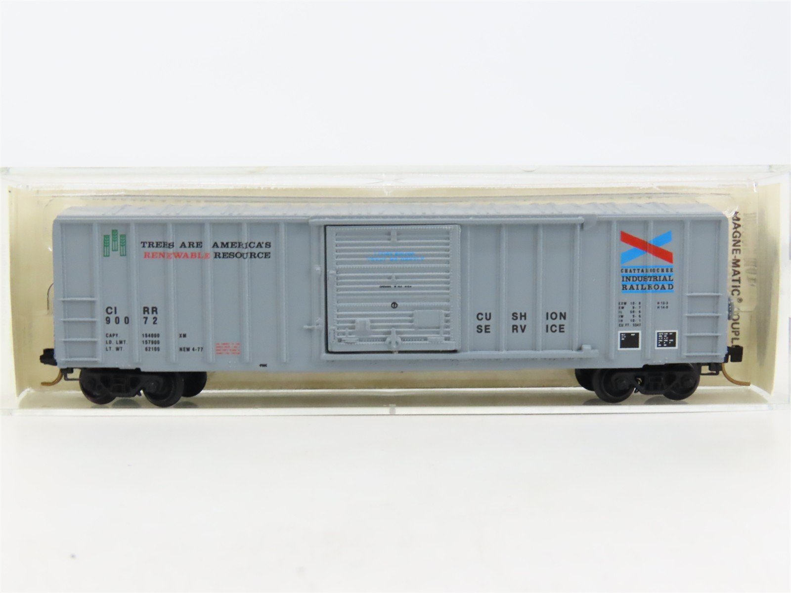 N Kadee Micro-Trains MTL 25040 CIRR Chattahoochee Industrial 50' Box Car #90072