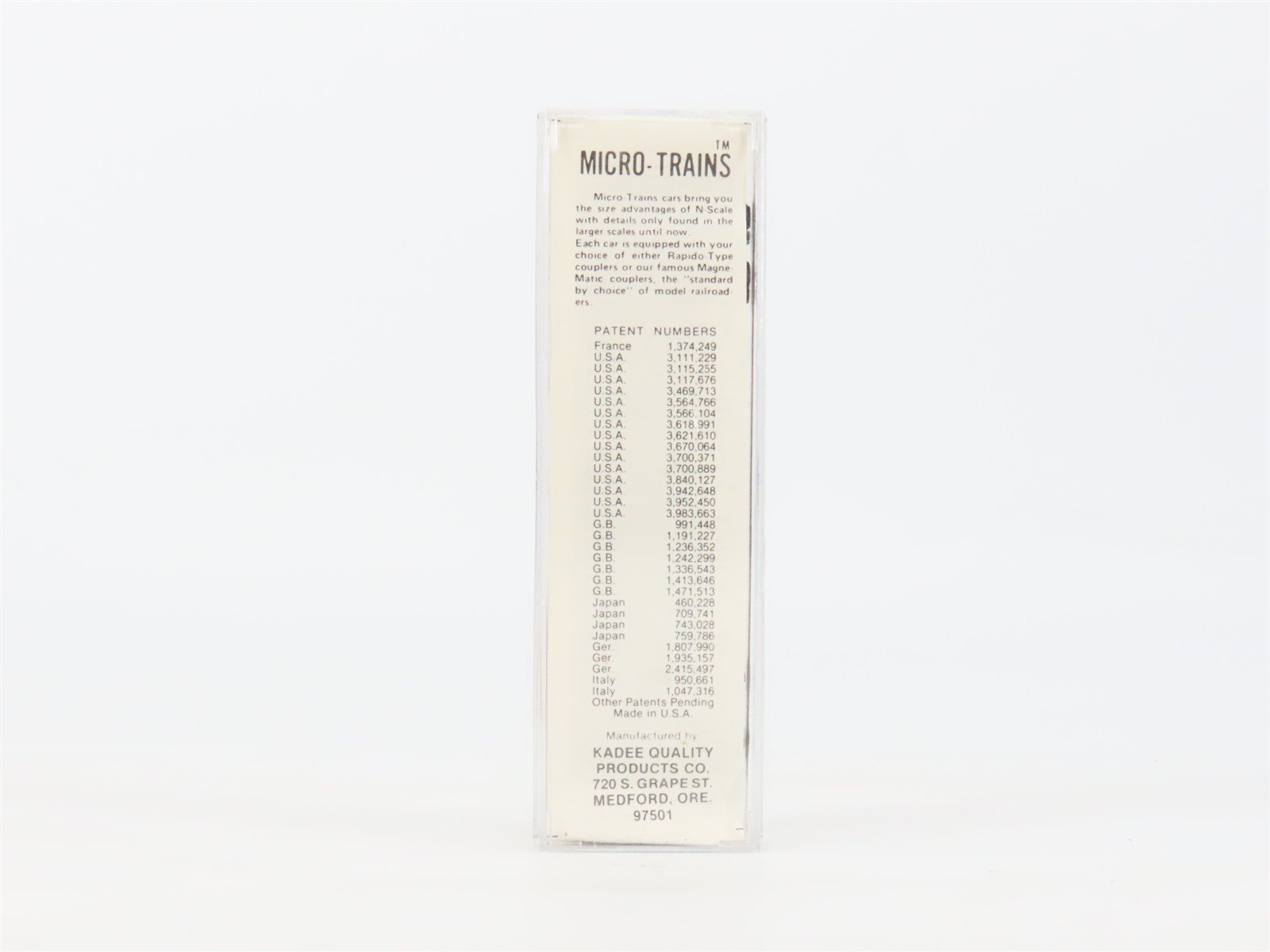 N Scale Kadee Micro-Trains MTL 25030 P&W Providence & Worcester 50' Box Car #384
