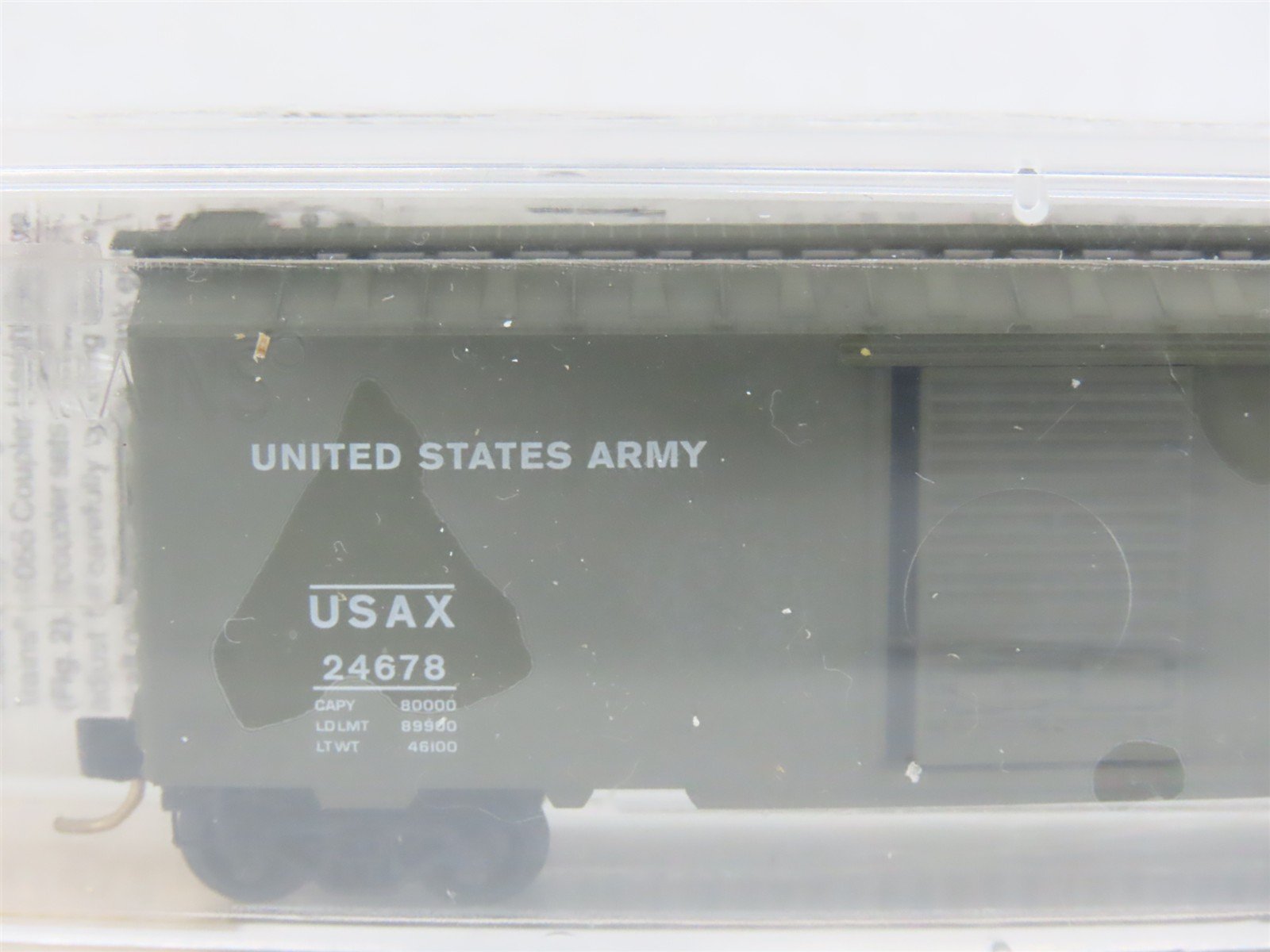 N Scale Micro-Trains MTL 20456 USAX United States Army 40' Box Car #24678