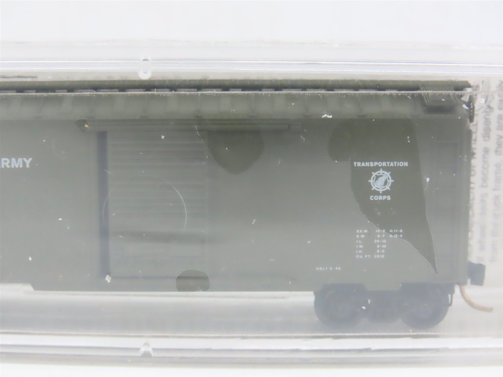 N Scale Micro-Trains MTL 20456 USAX United States Army 40' Box Car #24678