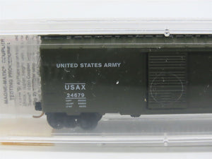 N Scale Micro-Trains MTL 20456 USAX United States Army 40' Box Car #24679