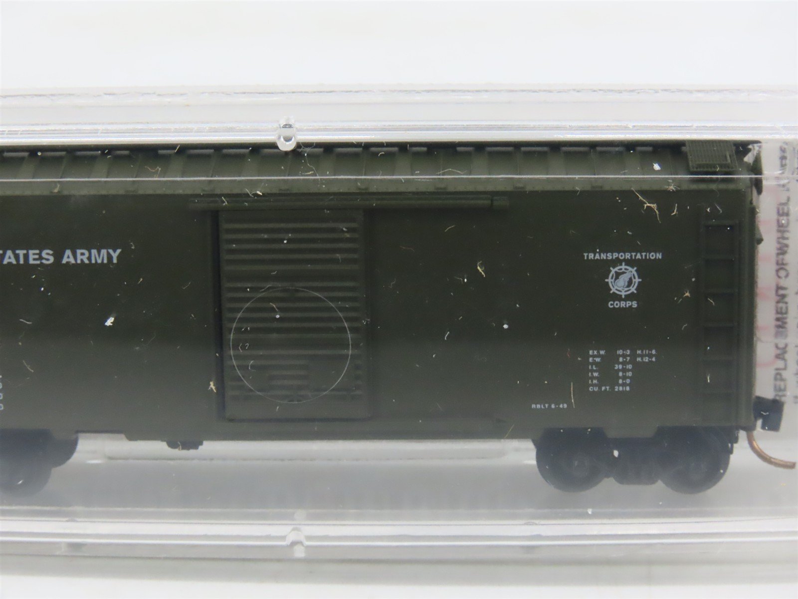 N Scale Micro-Trains MTL 20456 USAX United States Army 40' Box Car #24679