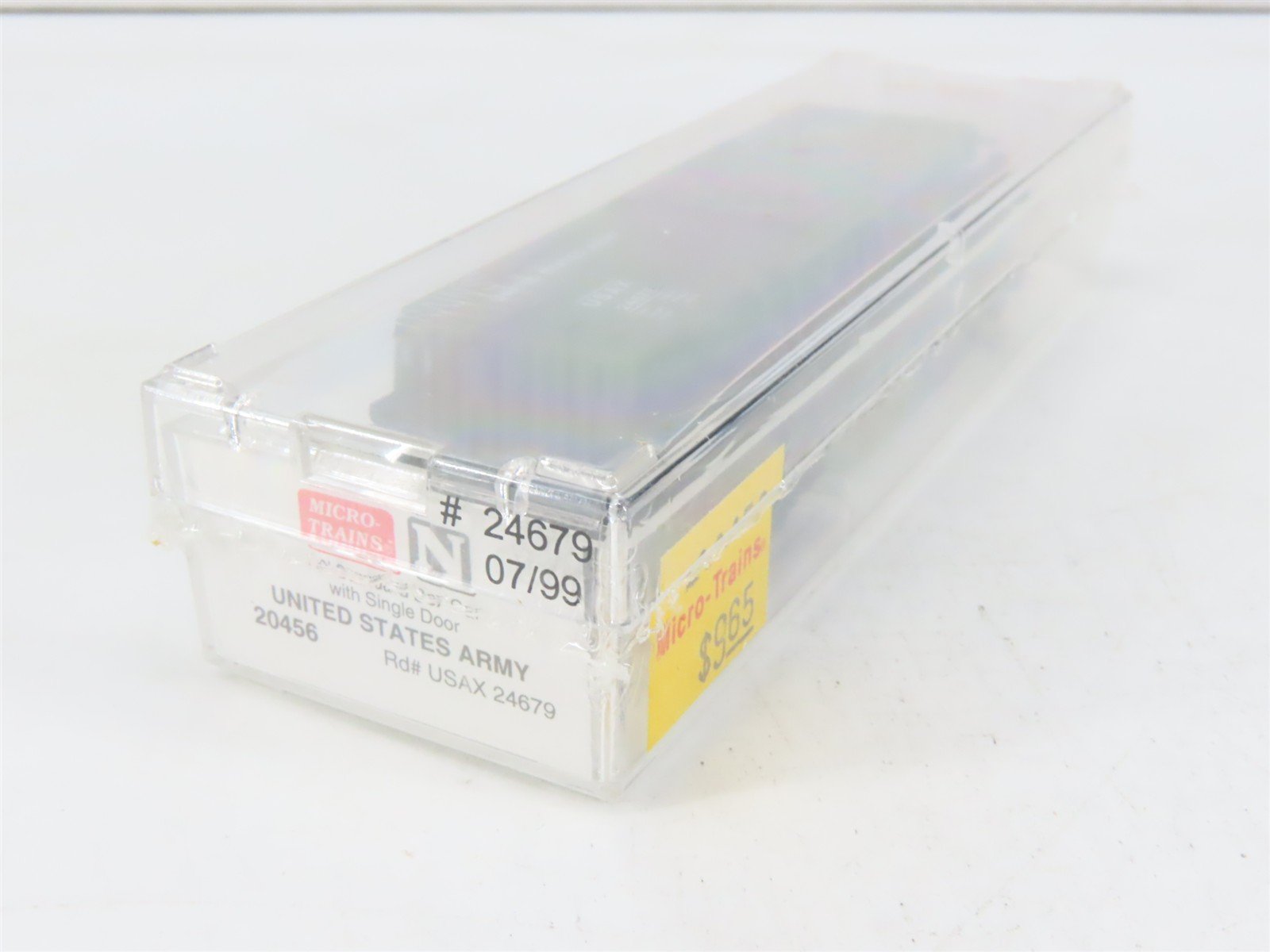 N Scale Micro-Trains MTL 20456 USAX United States Army 40' Box Car #24679