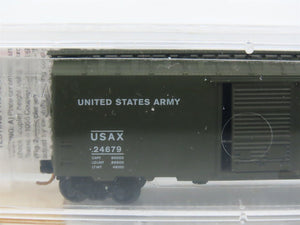 N Scale Micro-Trains MTL 20456 USAX United States Army 40' Box Car #24679