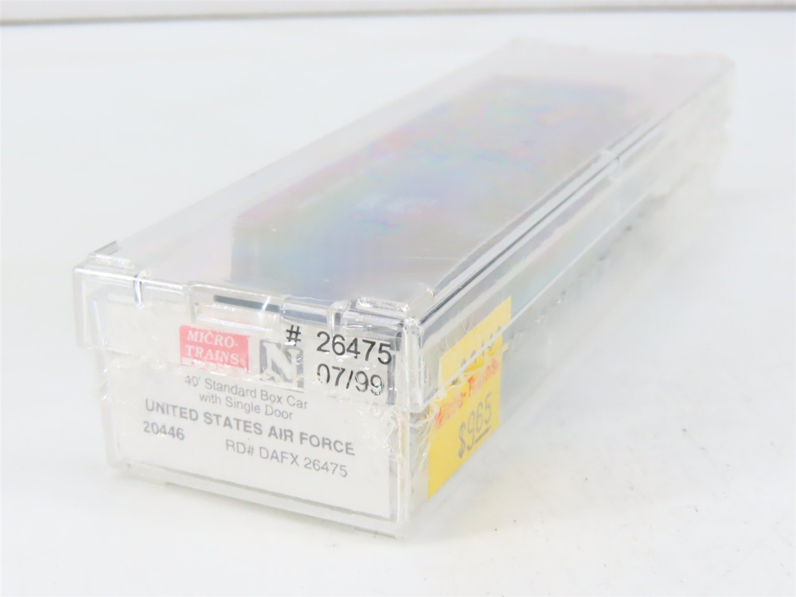 N Scale Micro-Trains MTL 20446 DAFX United States Air Force 40' Box Car #26475