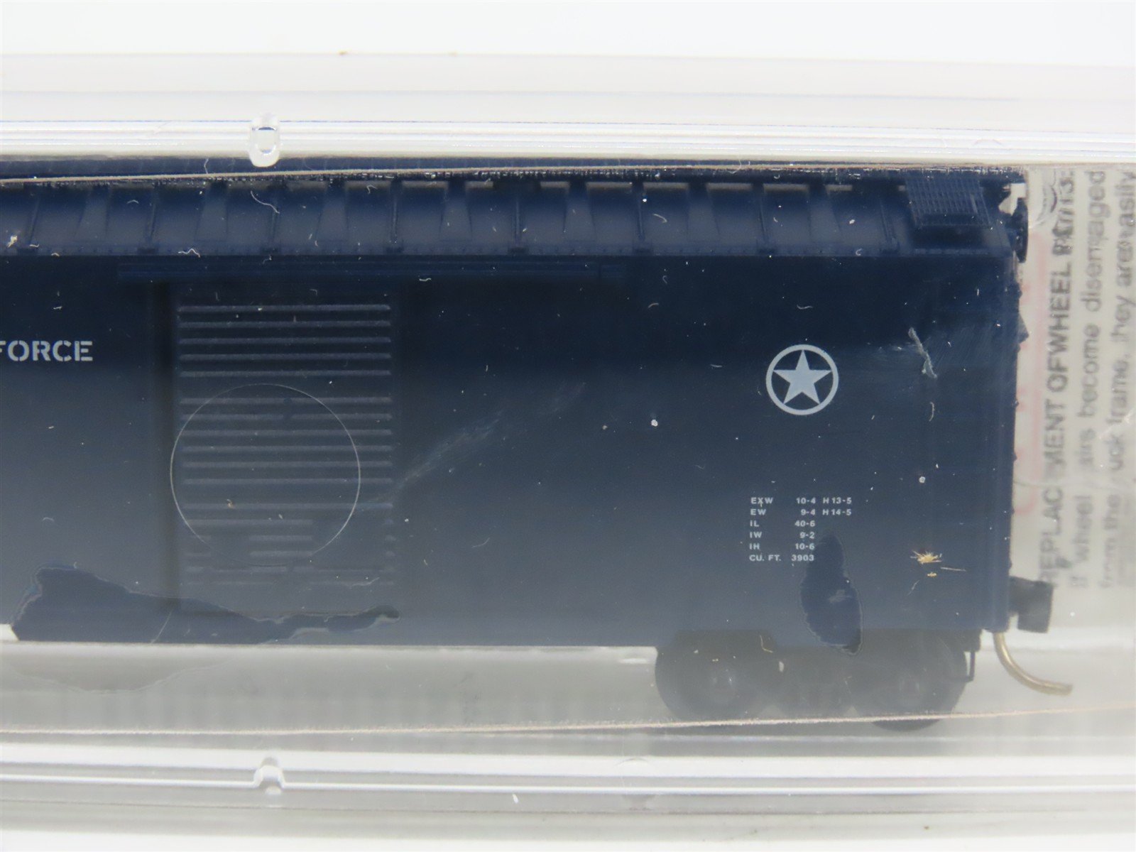 N Scale Micro-Trains MTL 20446 DAFX United States Air Force 40' Box Car #26477