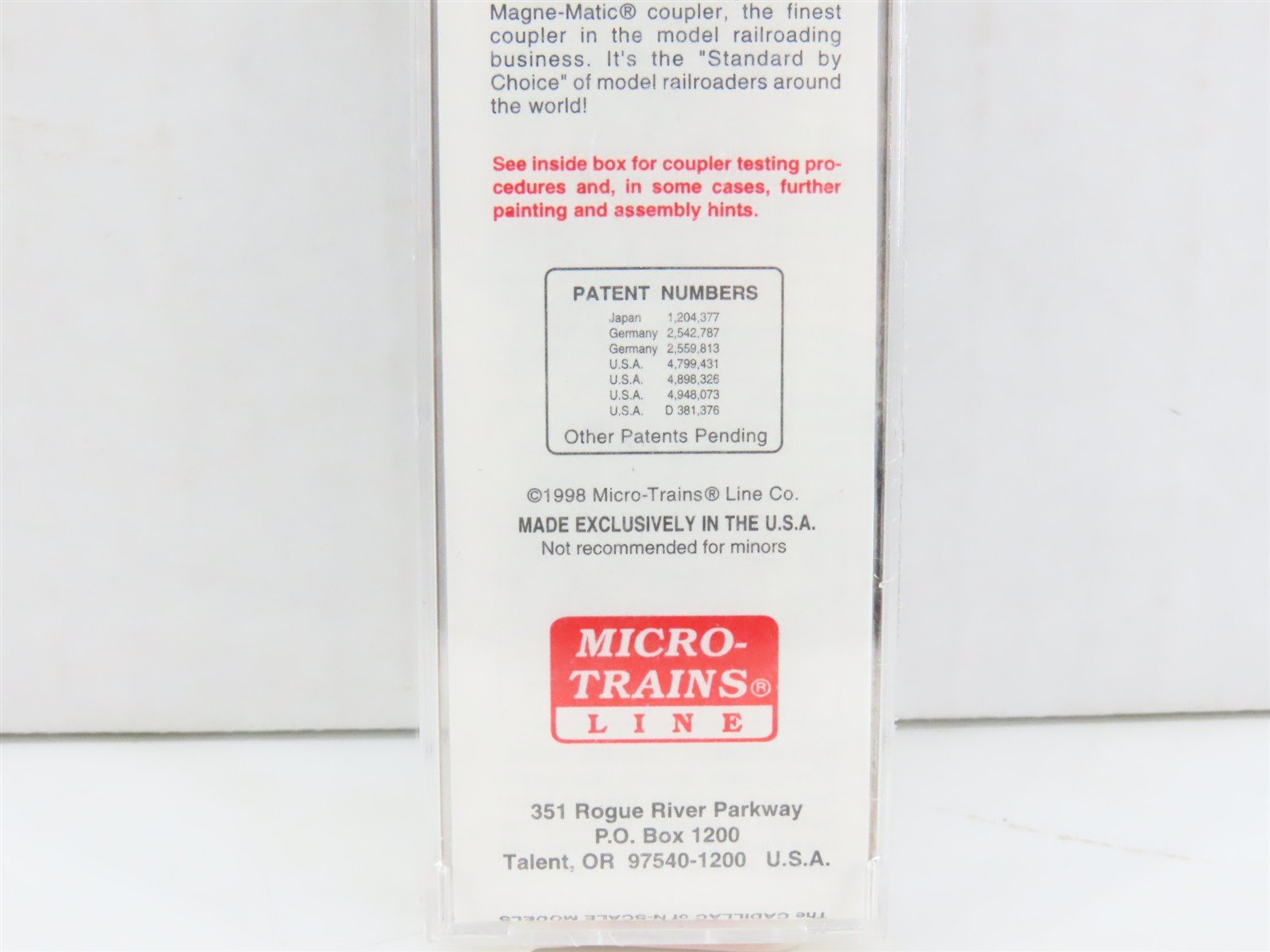 N Scale Micro-Trains MTL 20446 DAFX United States Air Force 40' Box Car #26477