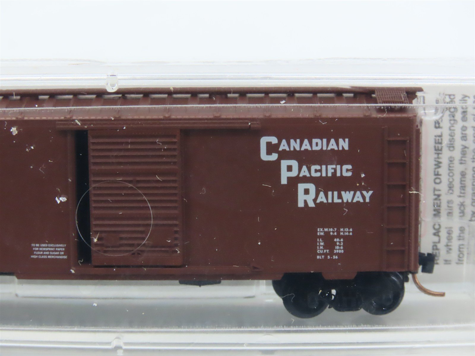 N Scale Micro-Trains MTL 20436 CP Canadian Pacific Railway 40' Box Car #51022