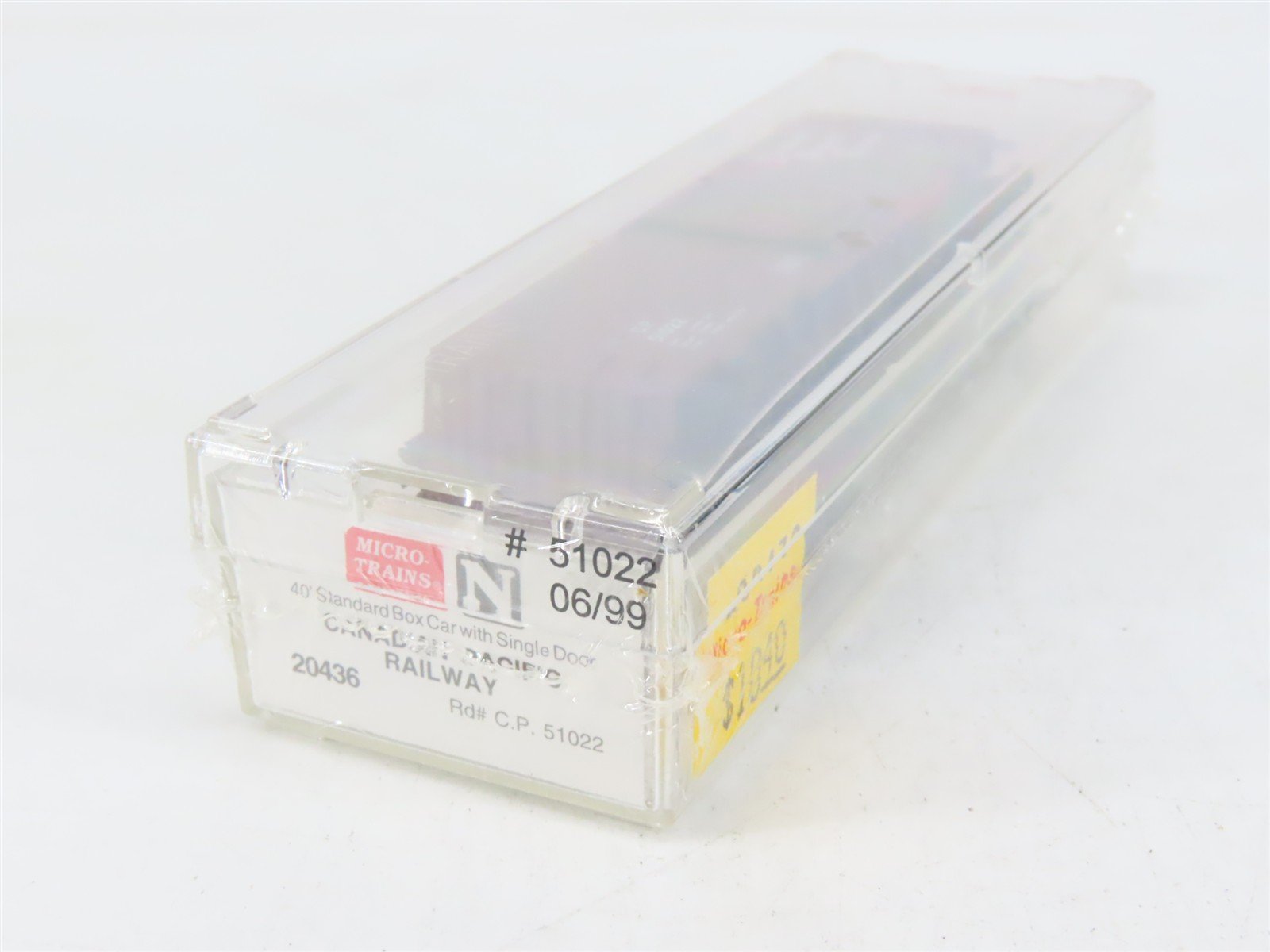 N Scale Micro-Trains MTL 20436 CP Canadian Pacific Railway 40' Box Car #51022