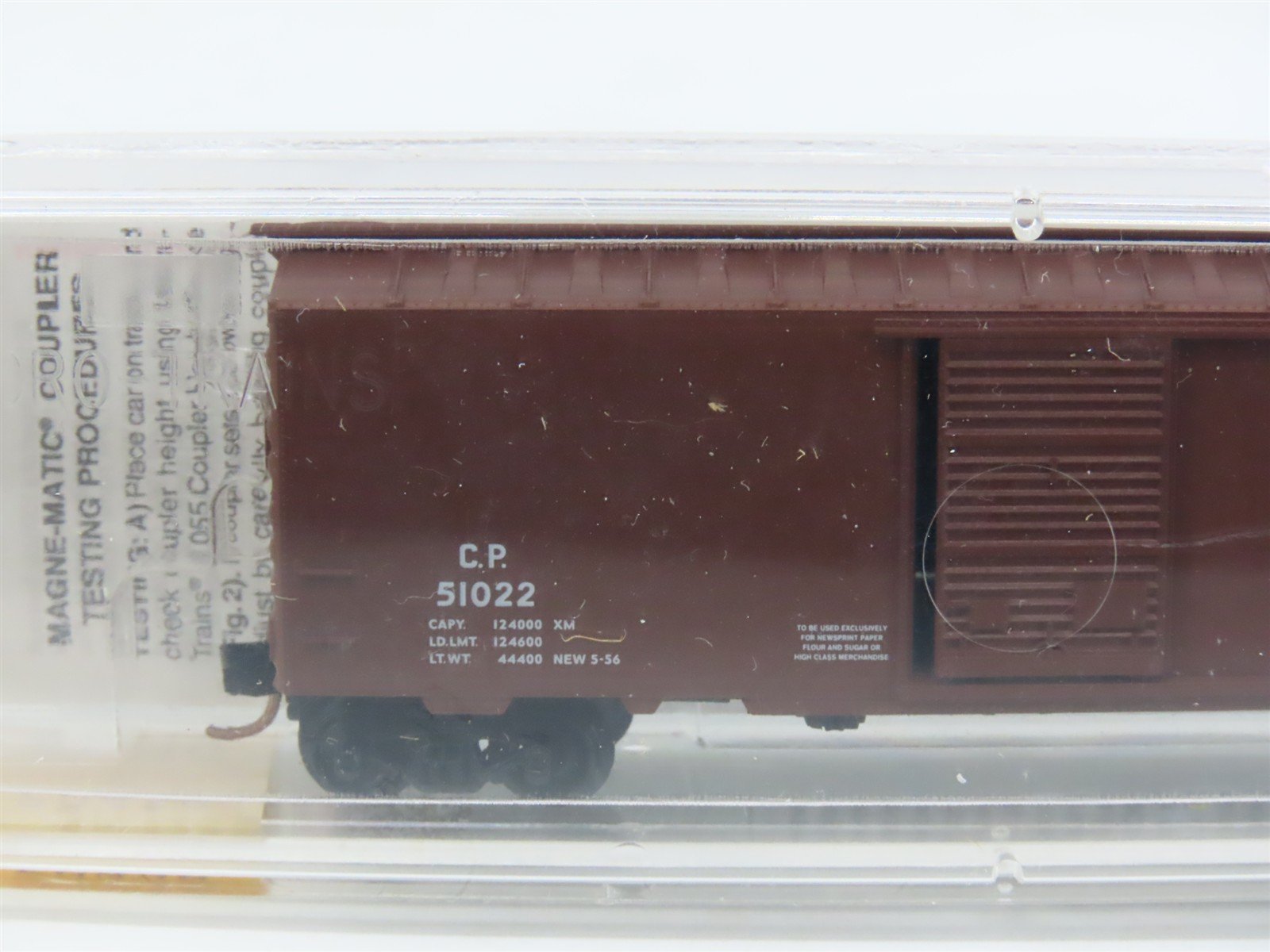 N Scale Micro-Trains MTL 20436 CP Canadian Pacific Railway 40' Box Car #51022