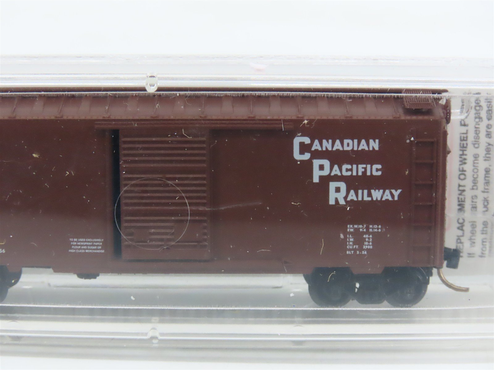 N Scale Micro-Trains MTL 20436 CP Canadian Pacific Railway 40' Box Car #51022