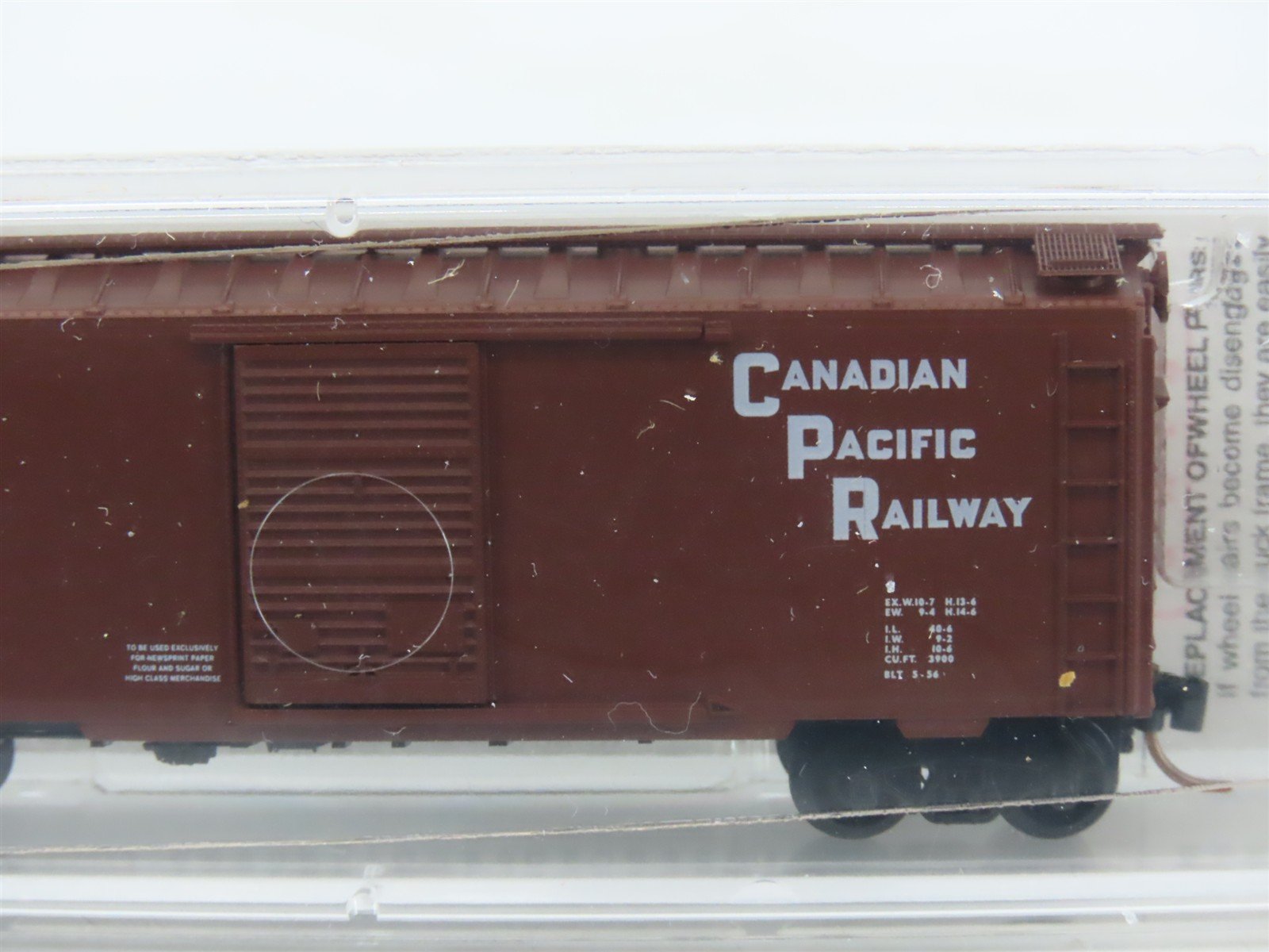 N Scale Micro-Trains MTL 20436/3 CP Canadian Pacific Railway 40' Box Car #51096