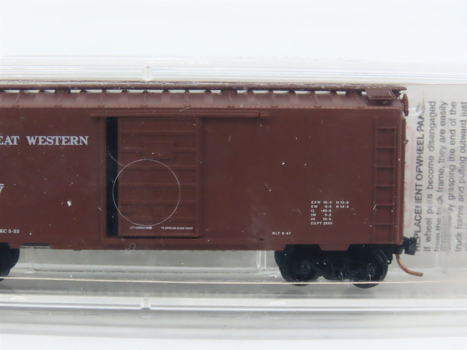 N Scale Micro-Trains MTL 20466 CGW Chicago Great Western 40' Box Car #93365