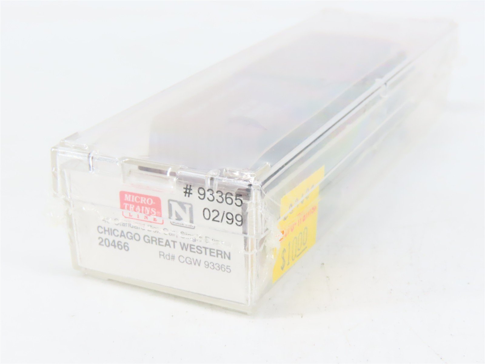 N Scale Micro-Trains MTL 20466 CGW Chicago Great Western 40' Box Car #93365