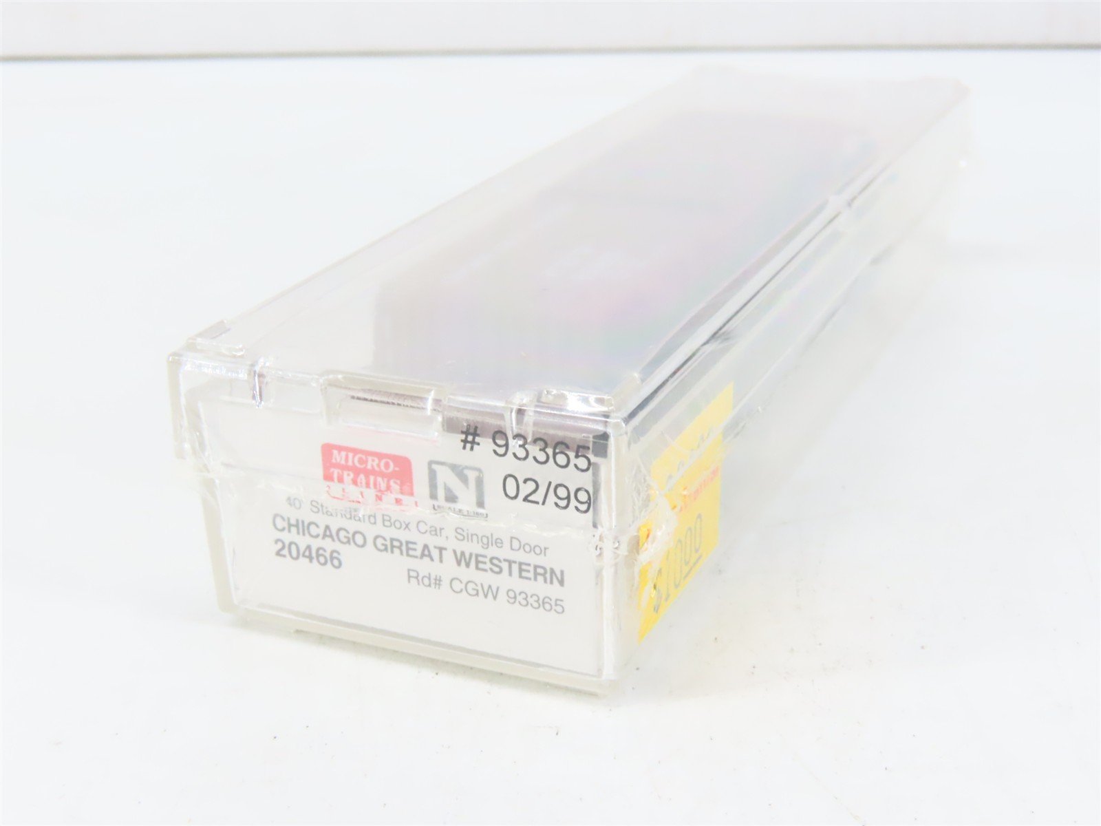 N Scale Micro-Trains MTL 20466 CGW Chicago Great Western 40' Box Car #93365