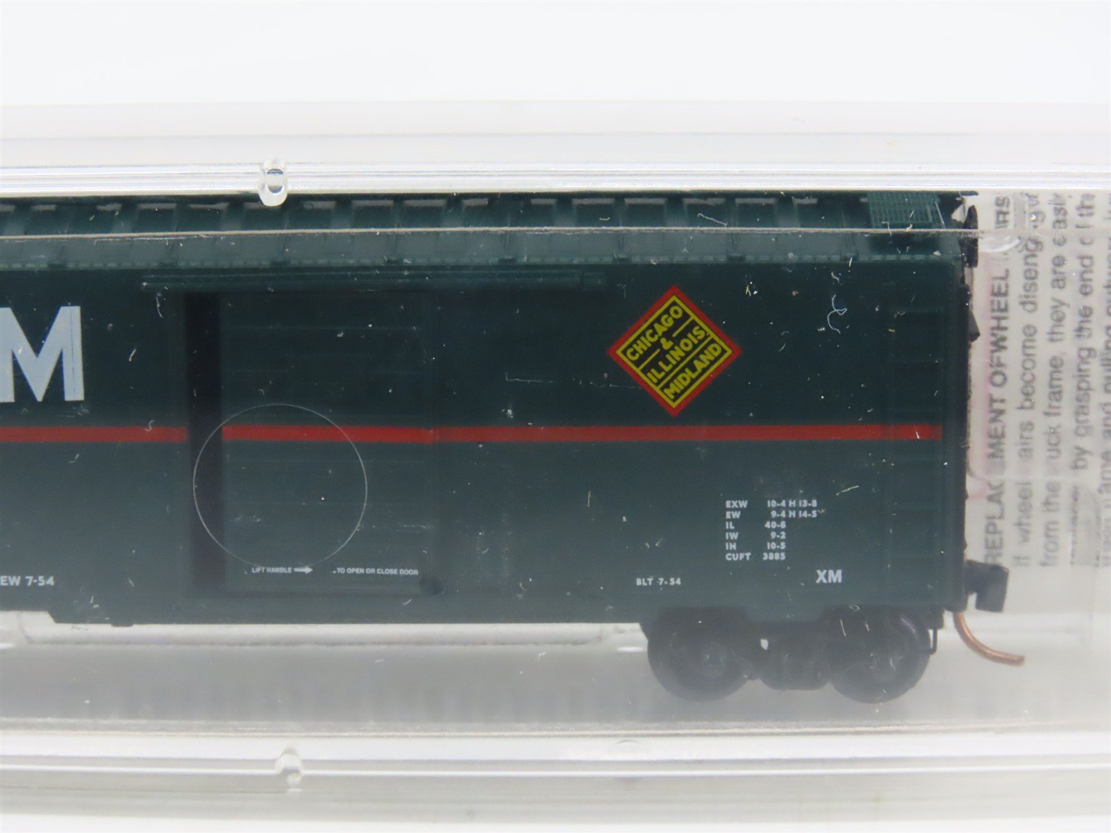 N Scale Micro-Trains MTL 20476 CIM Chicago & Illinois Midland 40' Box Car #16073