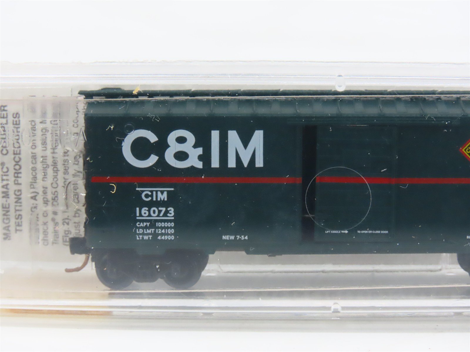 N Scale Micro-Trains MTL 20476 CIM Chicago & Illinois Midland 40' Box Car #16073