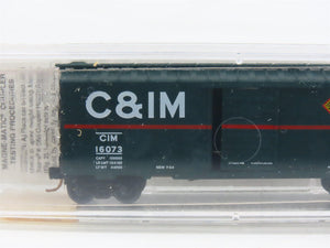 N Scale Micro-Trains MTL 20476 CIM Chicago & Illinois Midland 40' Box Car #16073