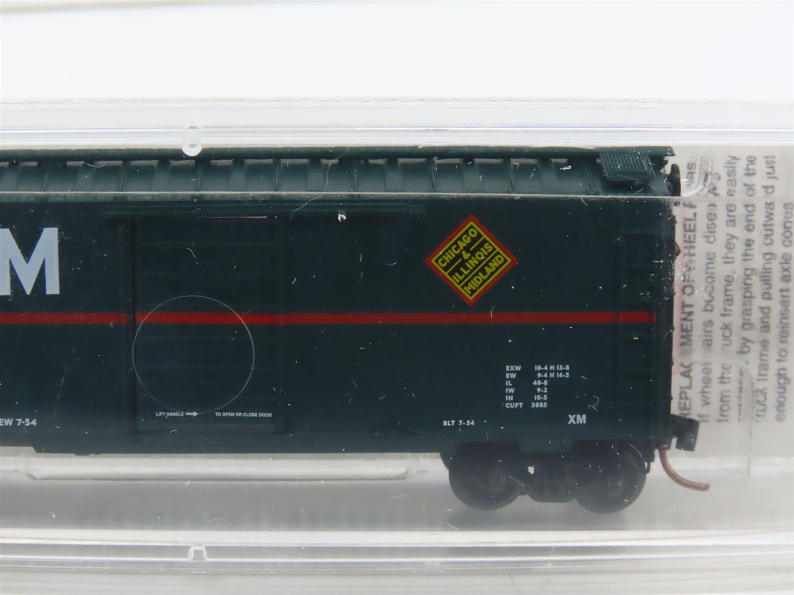N Scale Micro-Trains MTL 20476 CIM Chicago & Illinois Midland 40' Box Car #16073