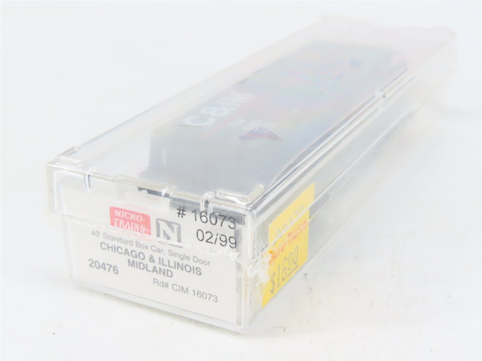 N Scale Micro-Trains MTL 20476 CIM Chicago & Illinois Midland 40' Box Car #16073