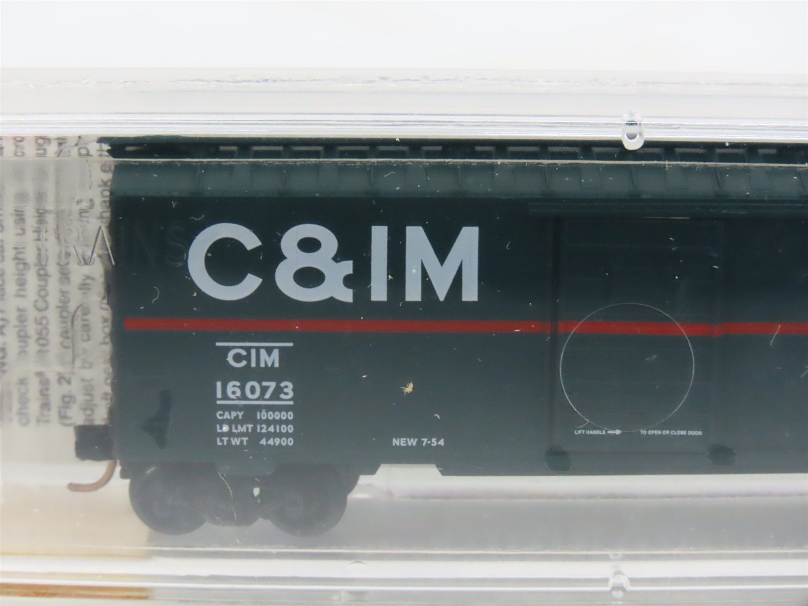 N Scale Micro-Trains MTL 20476 CIM Chicago & Illinois Midland 40' Box Car #16073