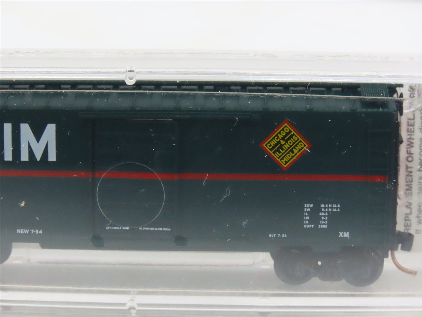 N Scale Micro-Trains MTL 20476 CIM Chicago & Illinois Midland 40' Box Car #16073