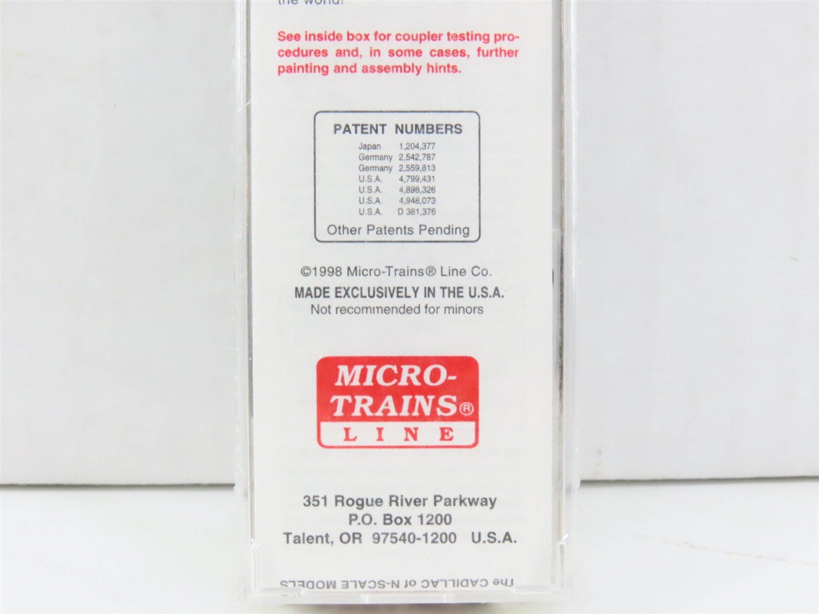 N Scale Micro-Trains MTL 20476 CIM Chicago & Illinois Midland 40' Box Car #16073