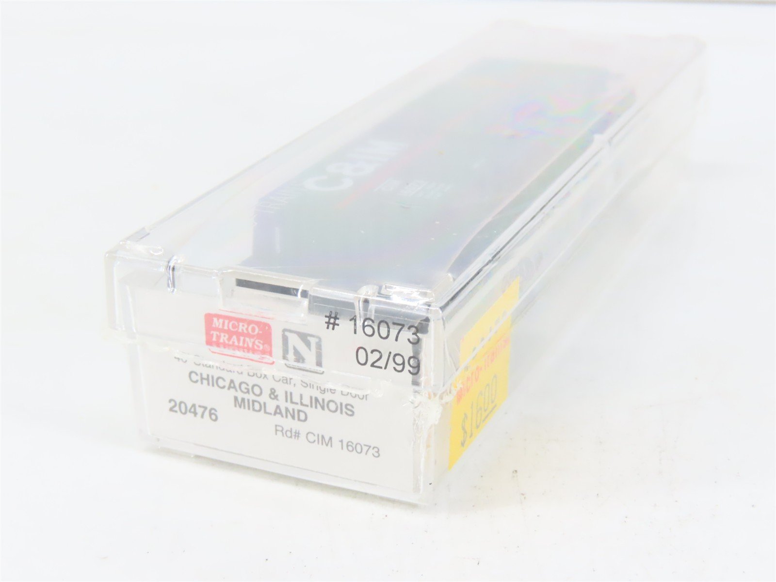N Scale Micro-Trains MTL 20476 CIM Chicago & Illinois Midland 40' Box Car #16073