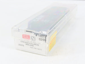 N Scale Micro-Trains MTL 20476 CIM Chicago & Illinois Midland 40' Box Car #16073