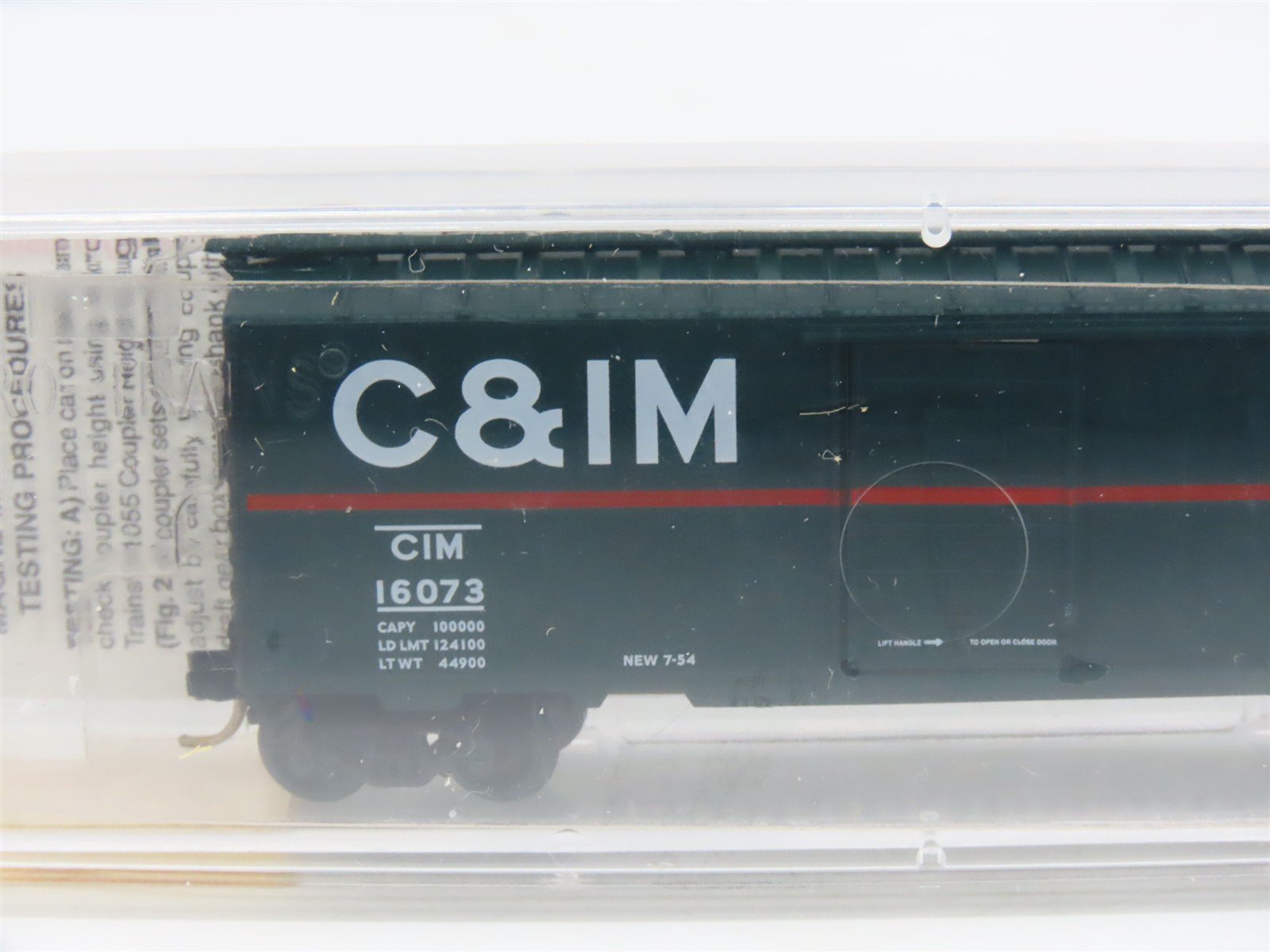 N Scale Micro-Trains MTL 20476 CIM Chicago & Illinois Midland 40' Box Car #16073